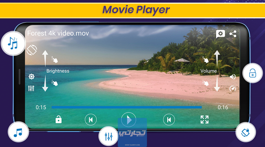 برنامج iMovie من أفضل 12 برنامج مونتاج فيديو احترافي للايفون مجانا