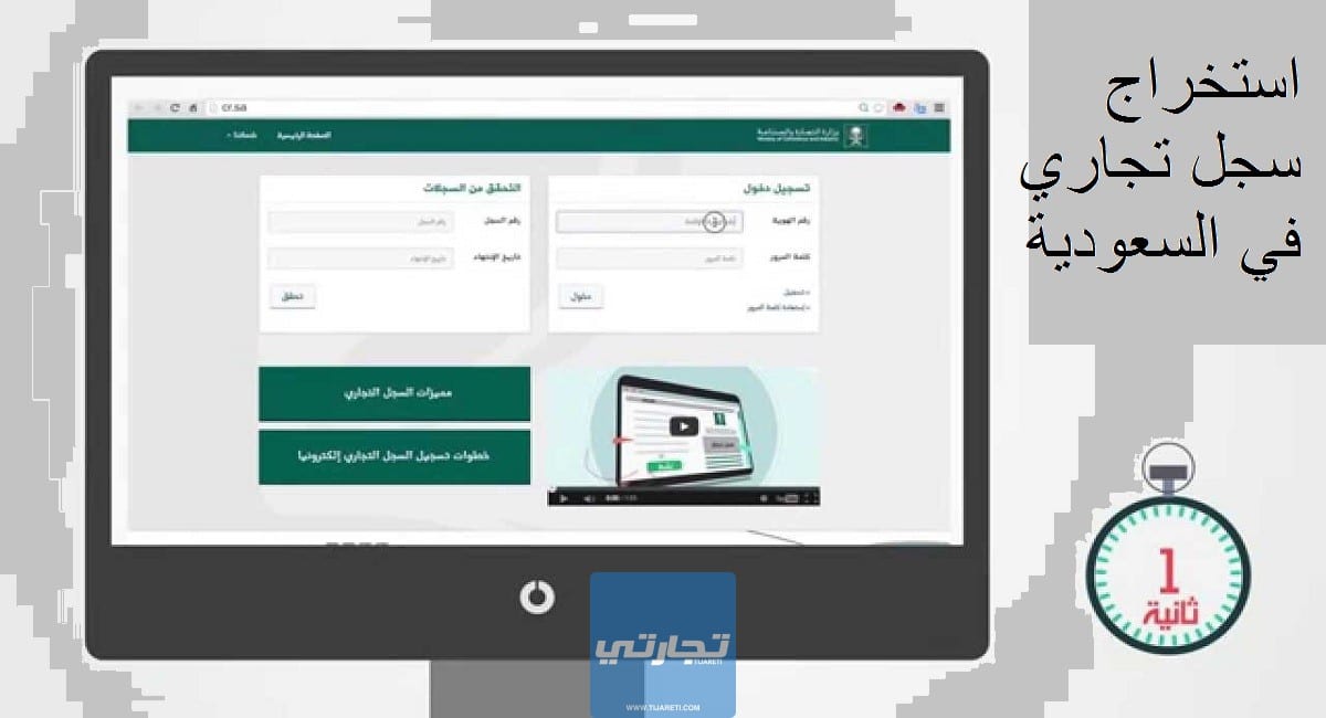 كيفية استخراج سجل تجاري في السعودية بشكل إلكتروني 2023