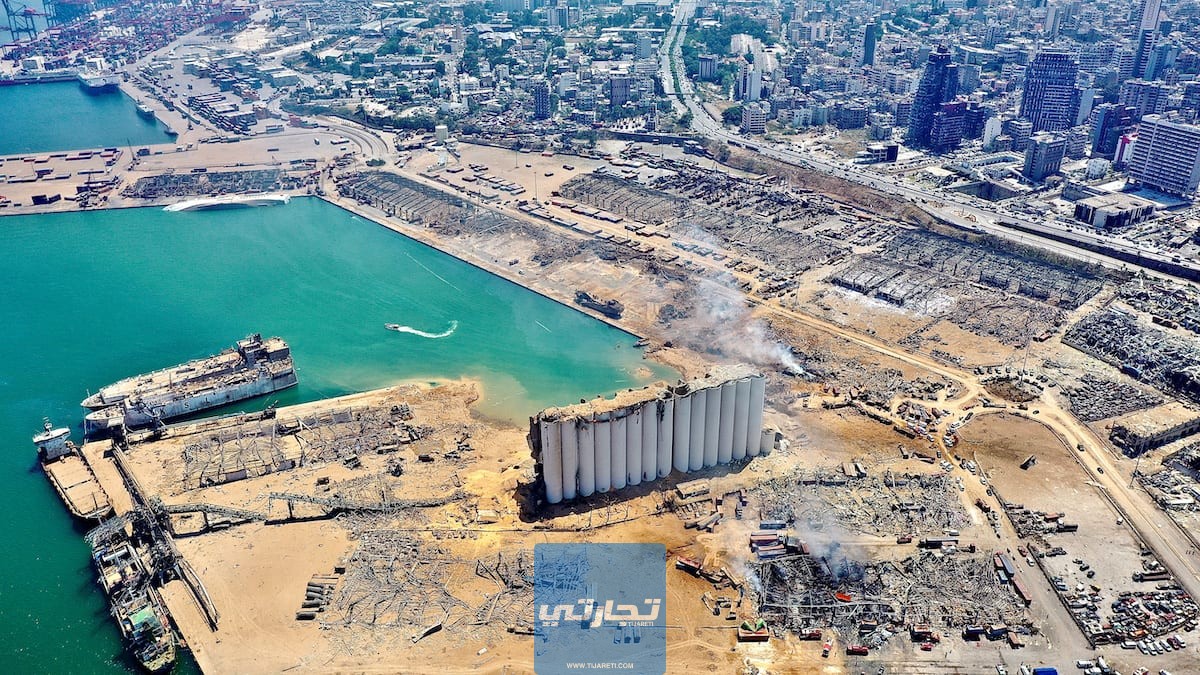 ميناء بيروت من موانئ لبنان البحرية