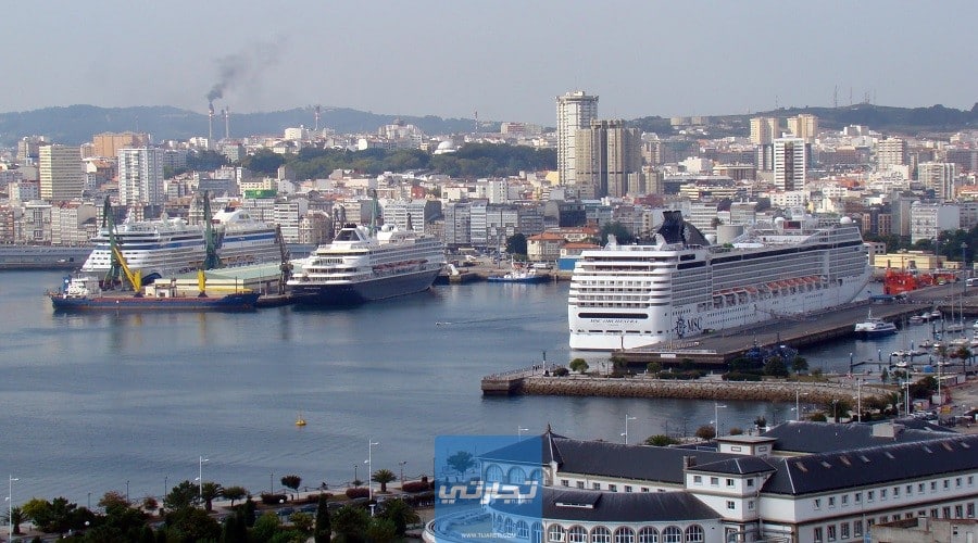 ميناء لا كورونيا من قائمة موانئ إسبانيا