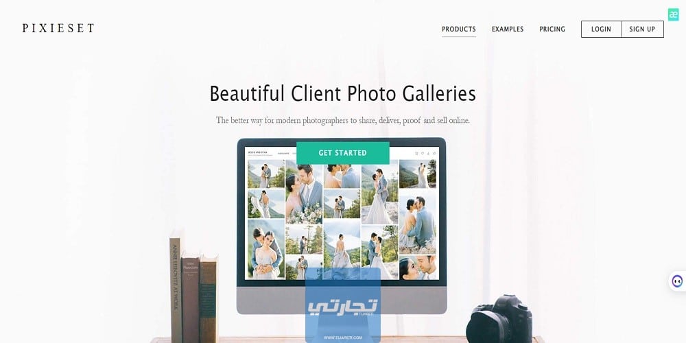 موقع Pixieset من افضل المواقع الموثوقة لربح المال من بيع الصور على الإنترنت