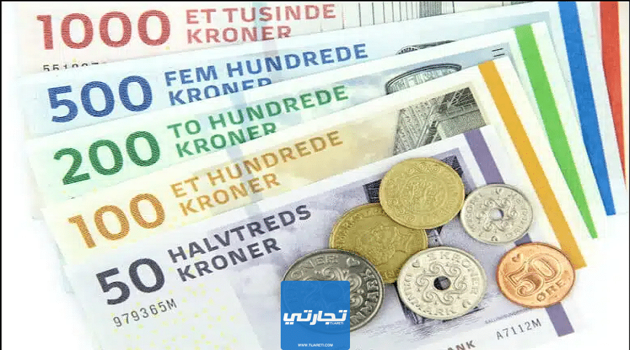 كرونة دنماركية؛ تاريخ العملة الفئات رمز كرونة دنماركية
