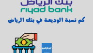 كم نسبة الوديعة في بنك الرياض 2024